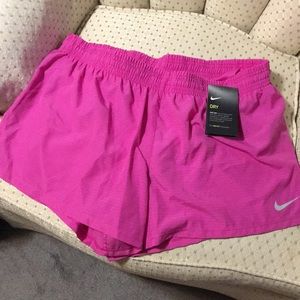 Pink Nike dry shorts